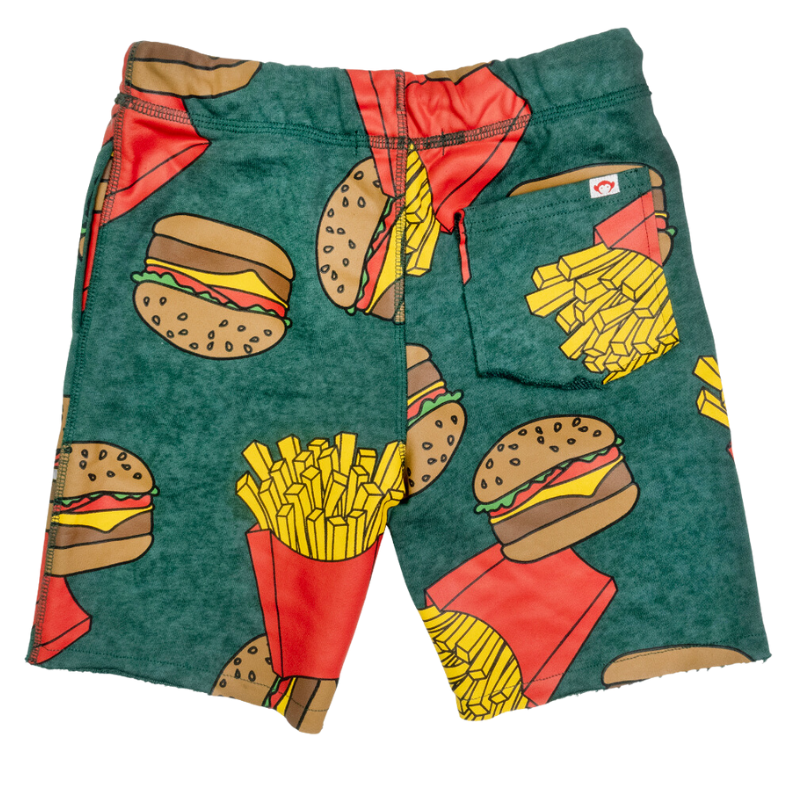 Appaman - Boys Camp Shorts in Burgers and Fries