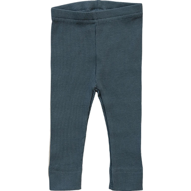 Mebie Baby - Organic Leggings in Charcoal (0-3mo)