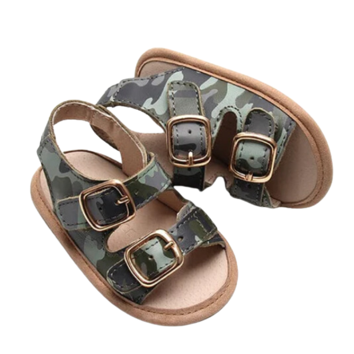 Deer Grace - Summer Sandal in Camo