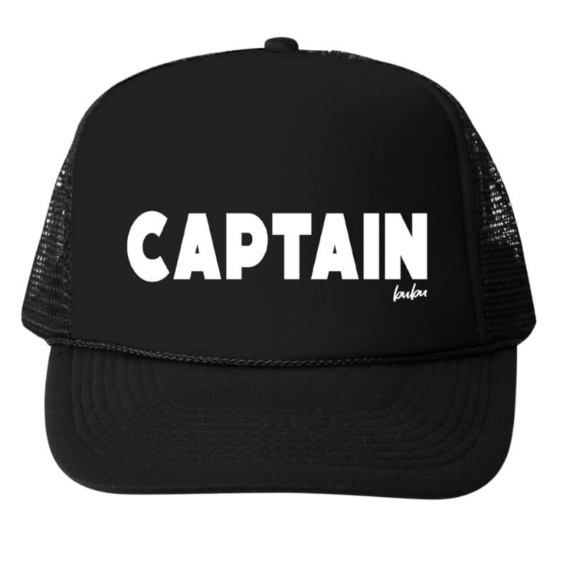 toddler captain trucker hat