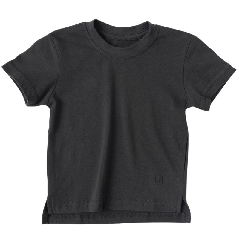 Little Bipsy elevated tshirt charcoal