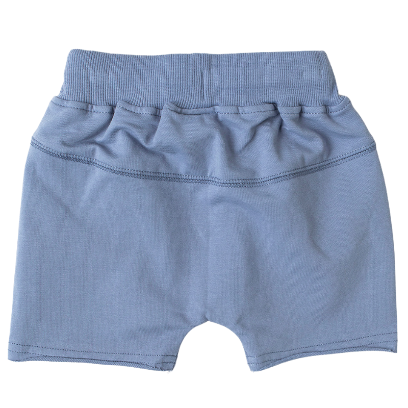 Little Bipsy - Raw Edge Harem Shorts in Sky Blue (5/6)