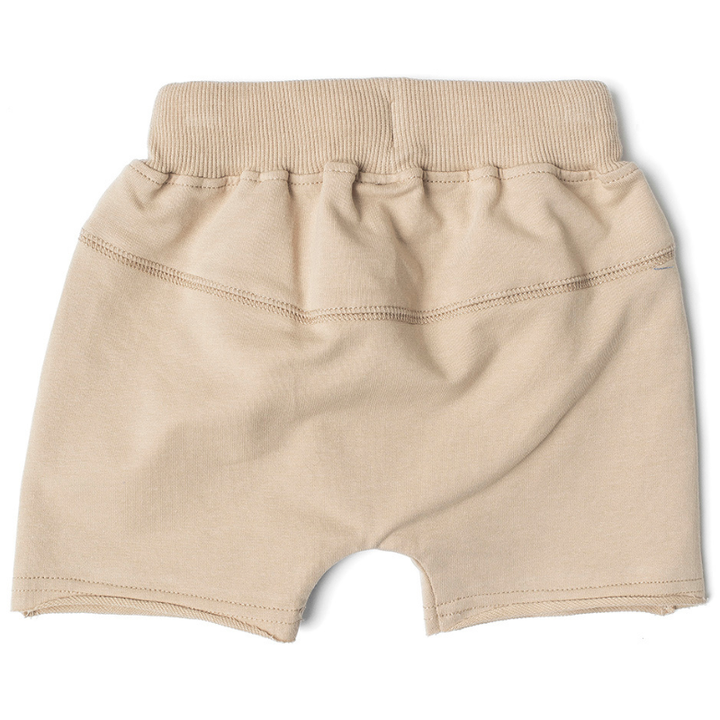 Little Bipsy - Raw Edge Harem Shorts in Beige (4/5 and 7)