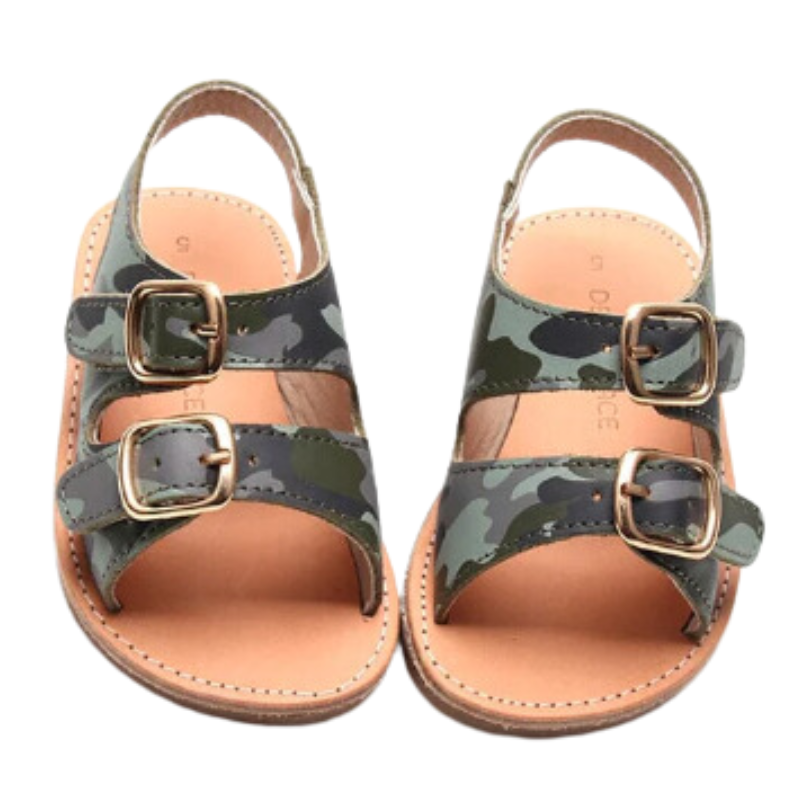 Deer Grace - Summer Sandal in Camo