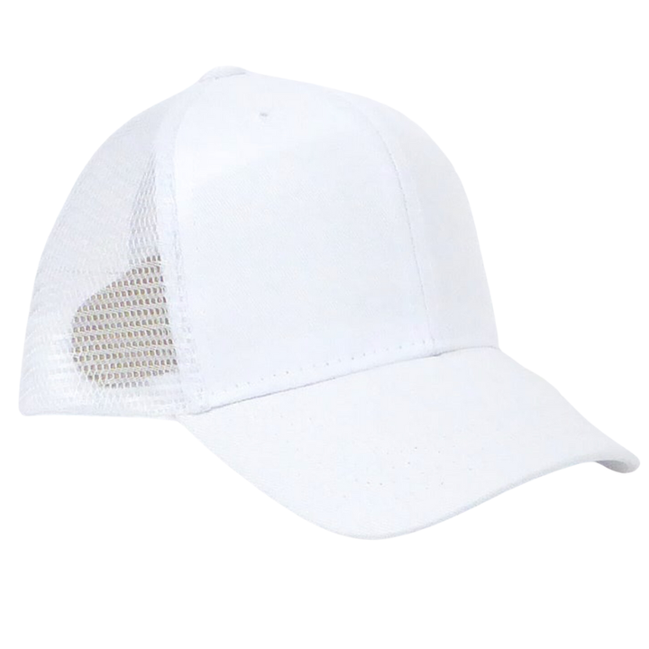 Children's Trucker SnapBack Hat in White