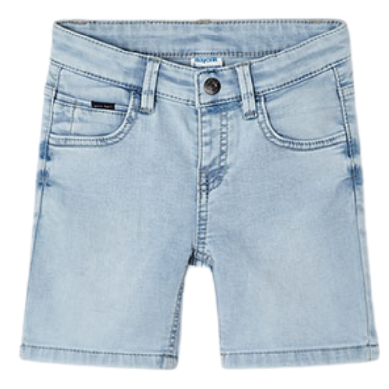 boys soft light wash jean shorts