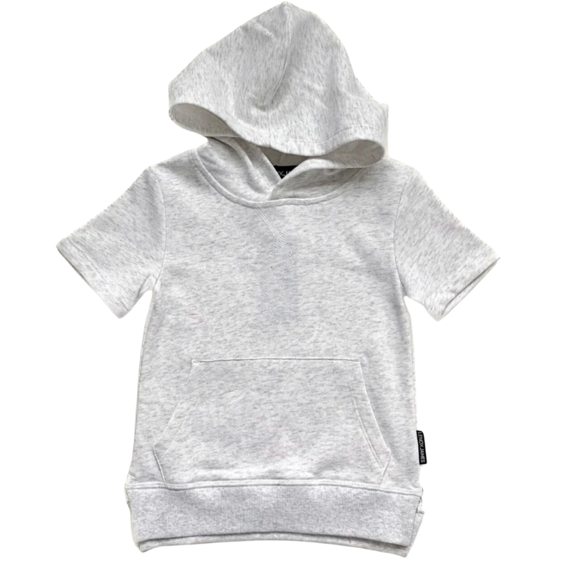 Short sleeve top hoodie kids