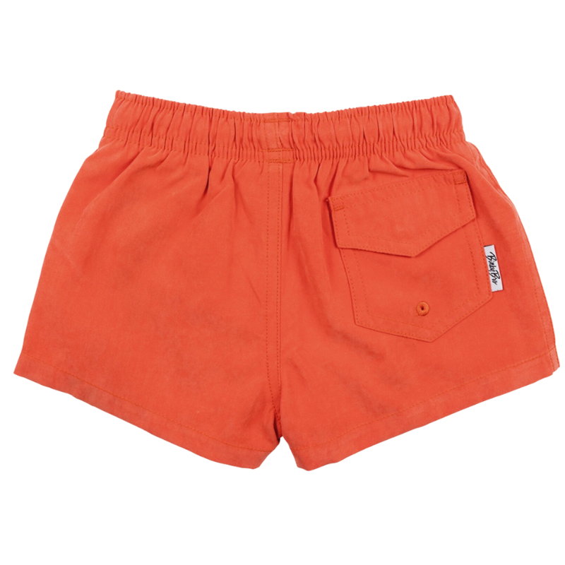 Binky Bro - Swim Shorts in Tangerine Suede