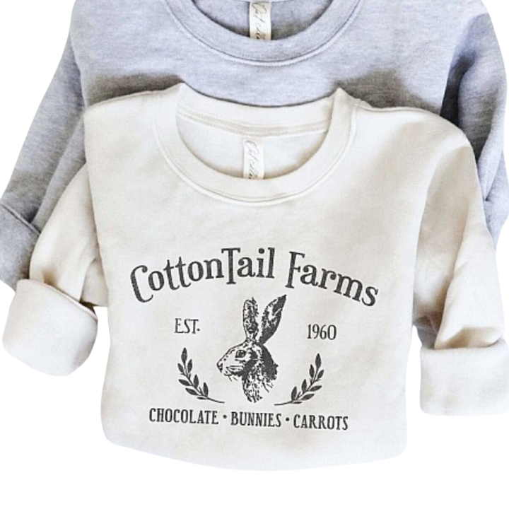 Oat Collective - Cottontail Co Pullover in Heather Dust (5T)