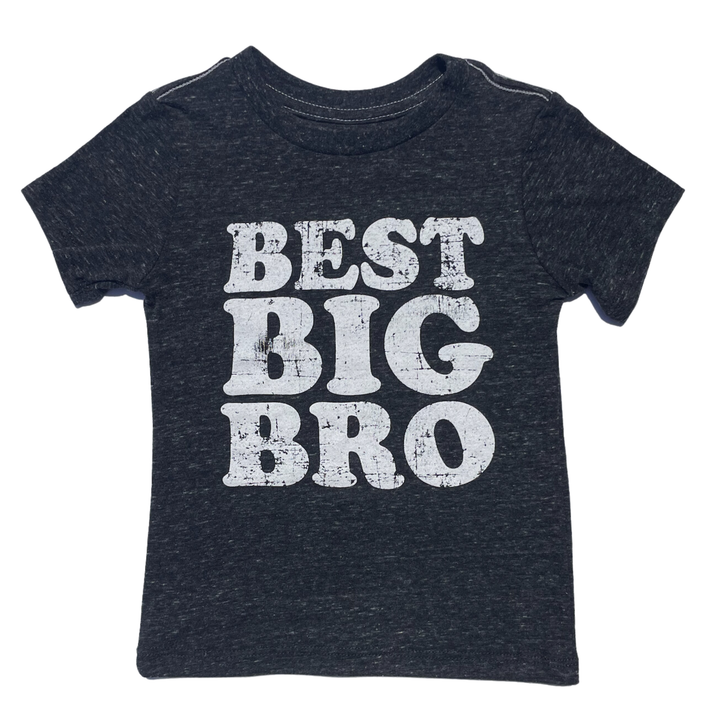 SILAS - Best Big Bro Tee in Charcoal