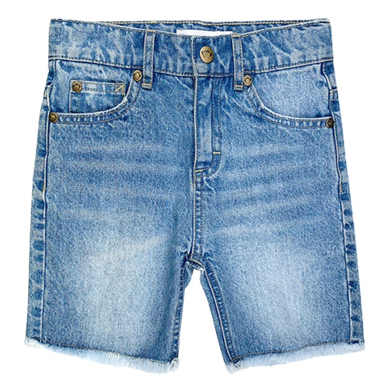 Appaman - Boys Cut Off Sunwashed Denim Shorts