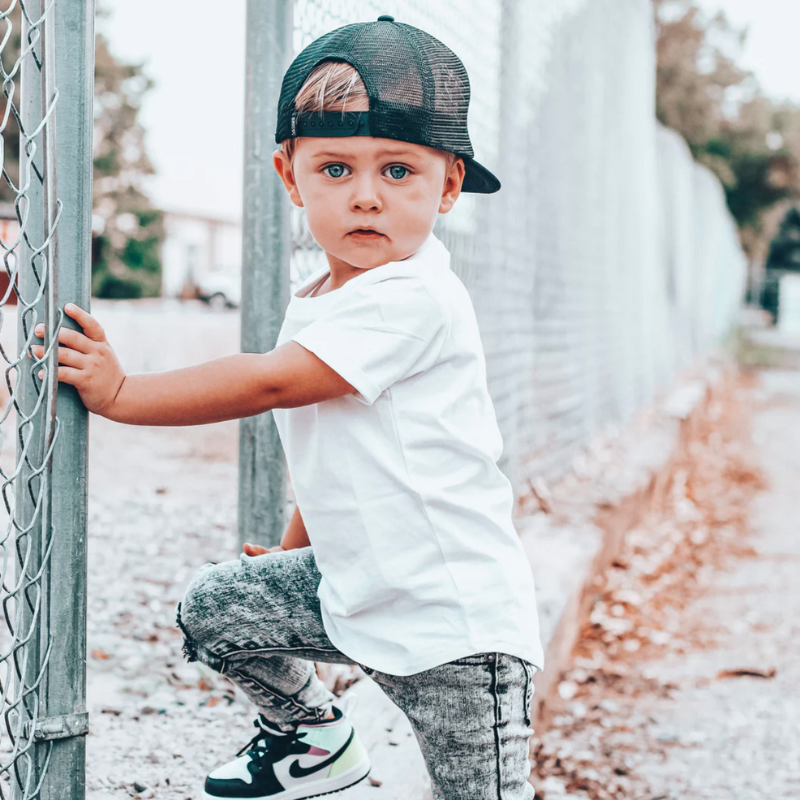 Lenox James - Basic Tee in White (12-18mo, 5T)