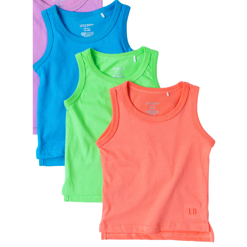 Little Bipsy - Elevated Tank Top in Electric Pink