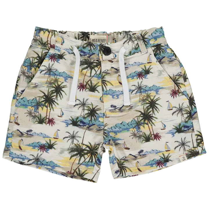 boy Hawaiin print shorts