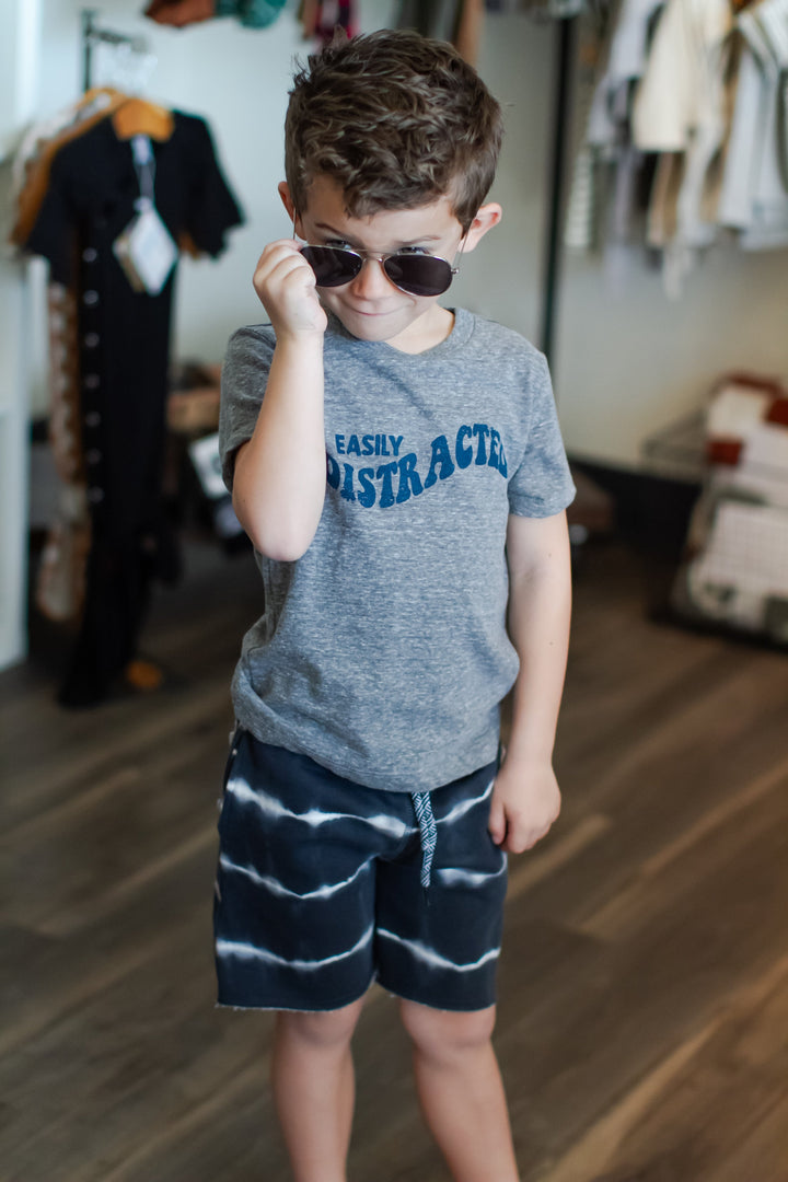 Boys Easily distracted graphic tee