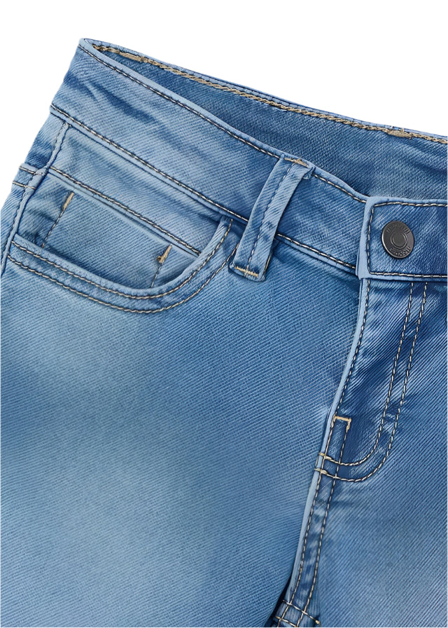 Boys soft denim shorts detail