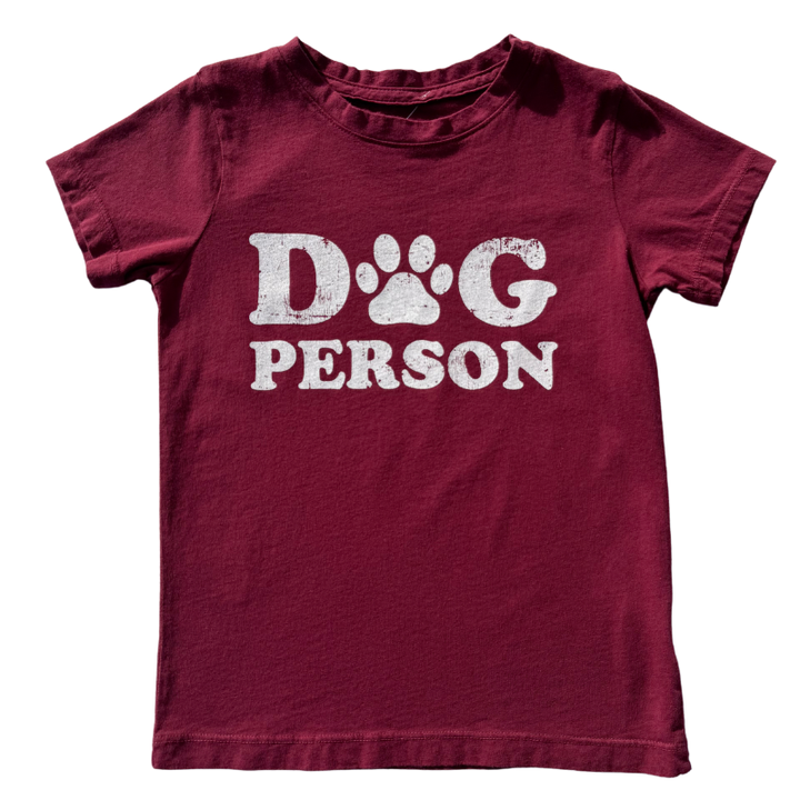 DOG PERSON kids tshirt