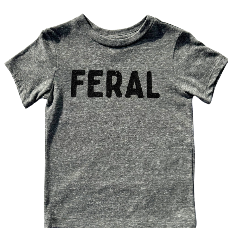 Feral kids tshirt