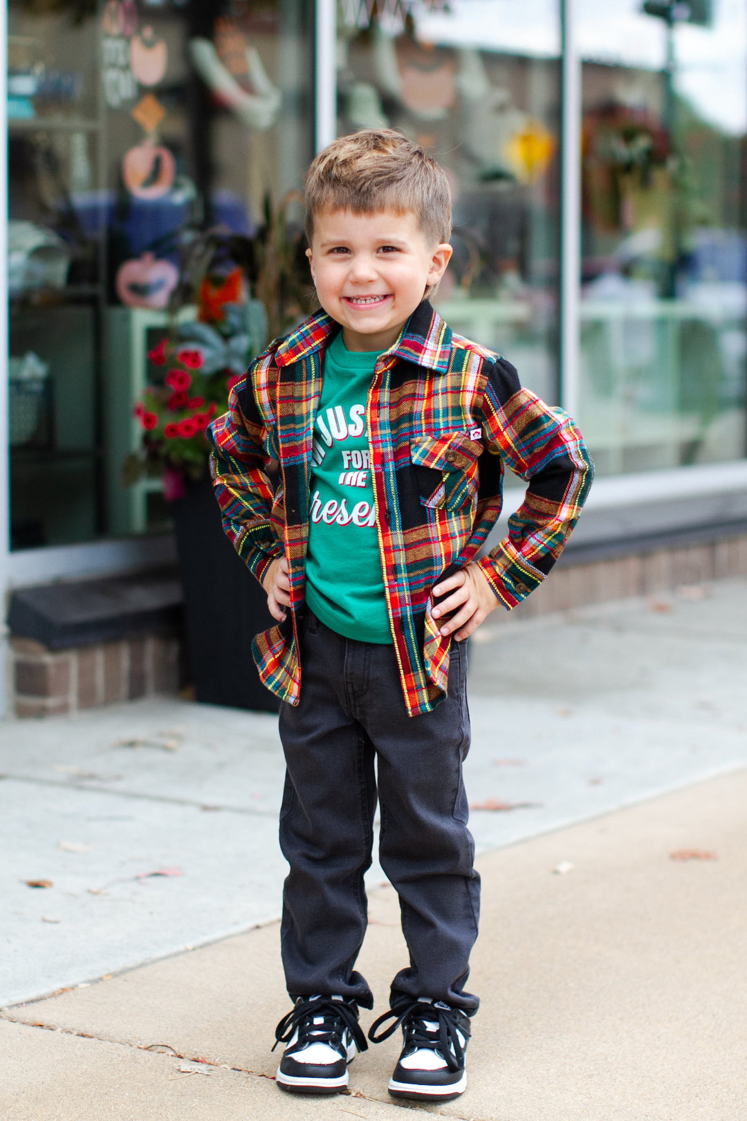 Appaman - Boys Flannel Shirt in Vintage Tartan