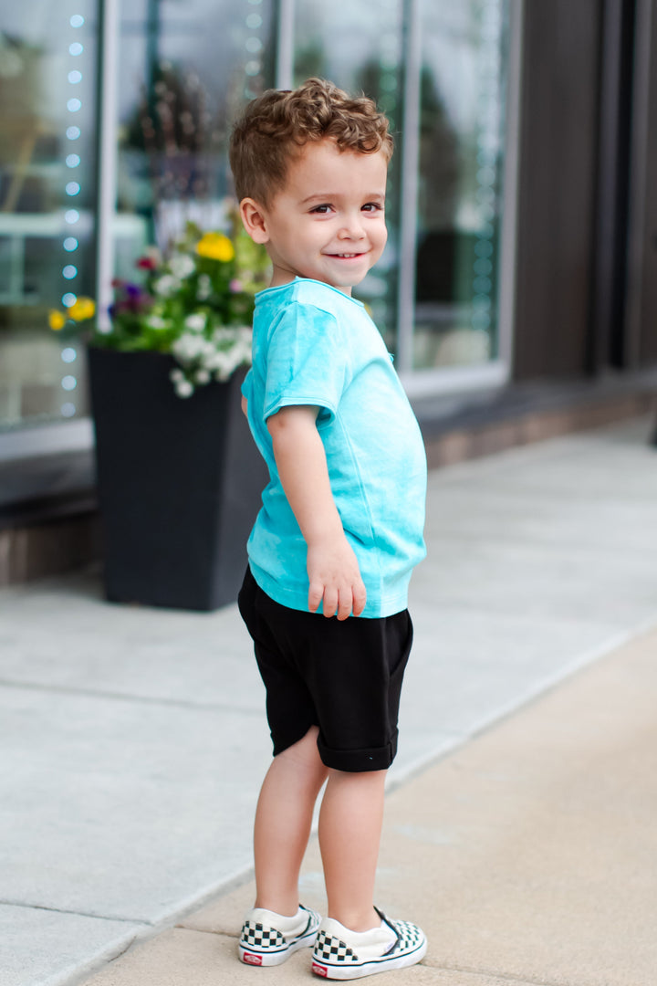 Little Bipsy - Boys Harem Shorts in Black