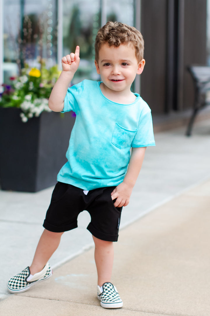 Little Bipsy - Boys Harem Shorts in Black