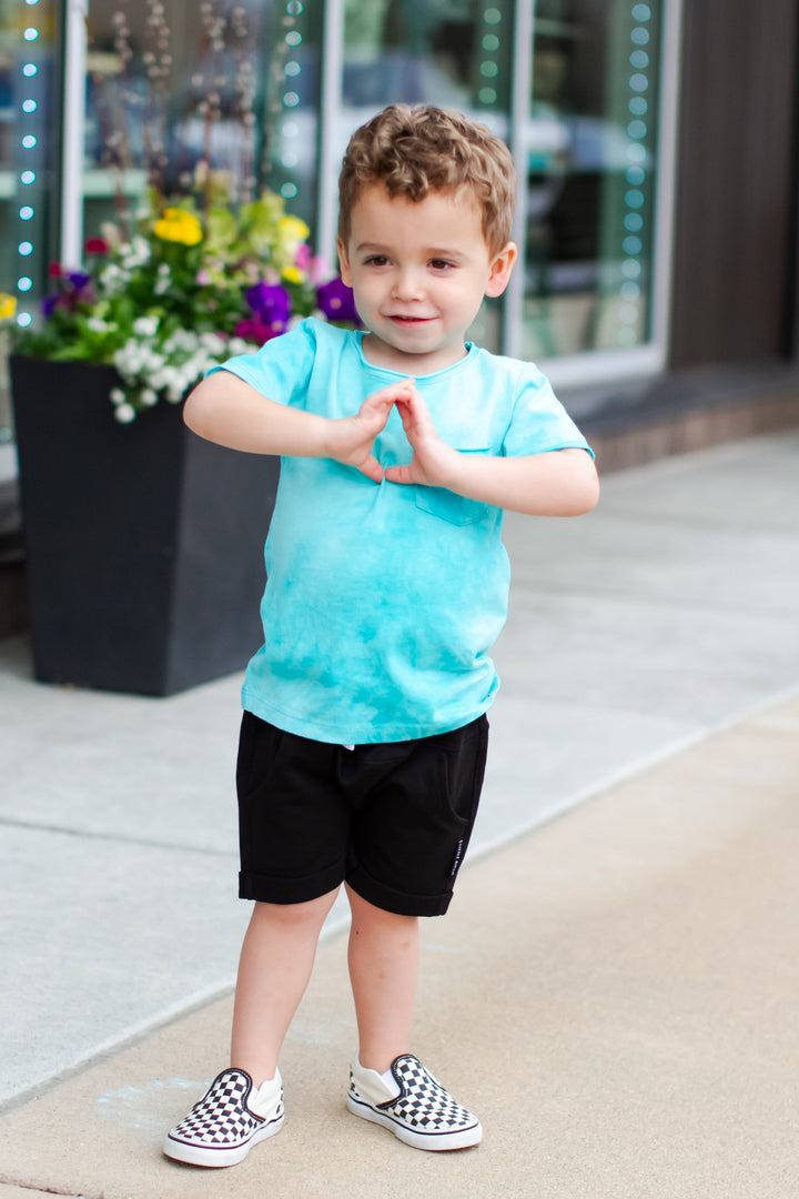 Little Bipsy - Boys Harem Shorts in Black
