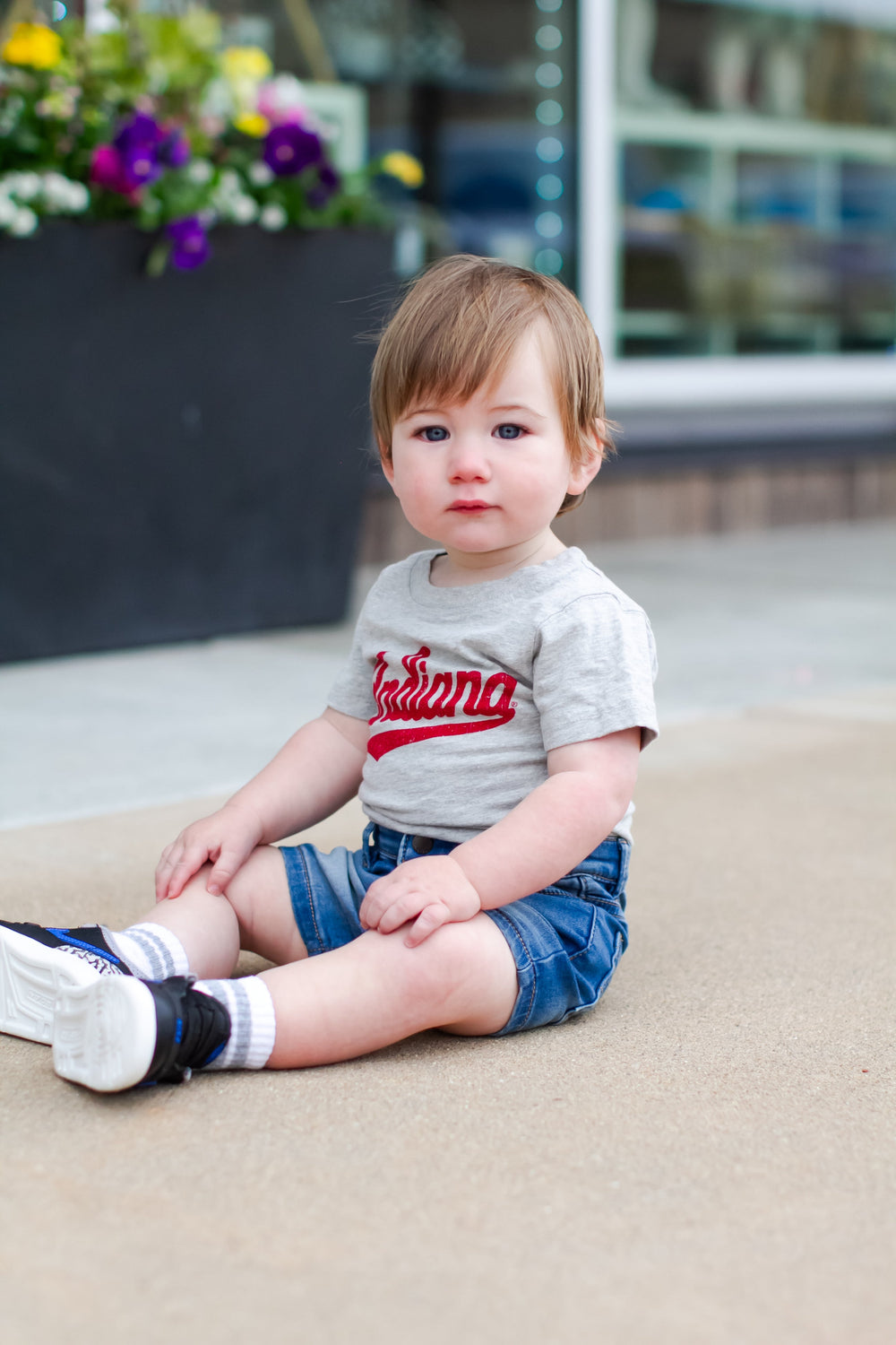 Indiana University IU baby onesie