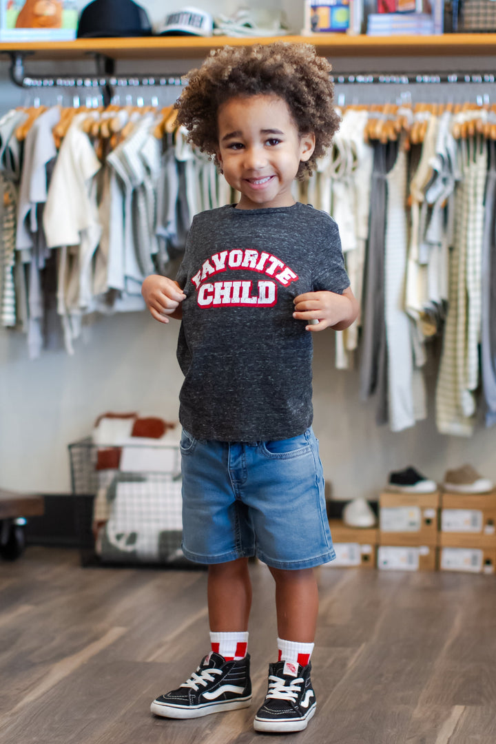 SILAS - Favorite Child Tee in Charcoal