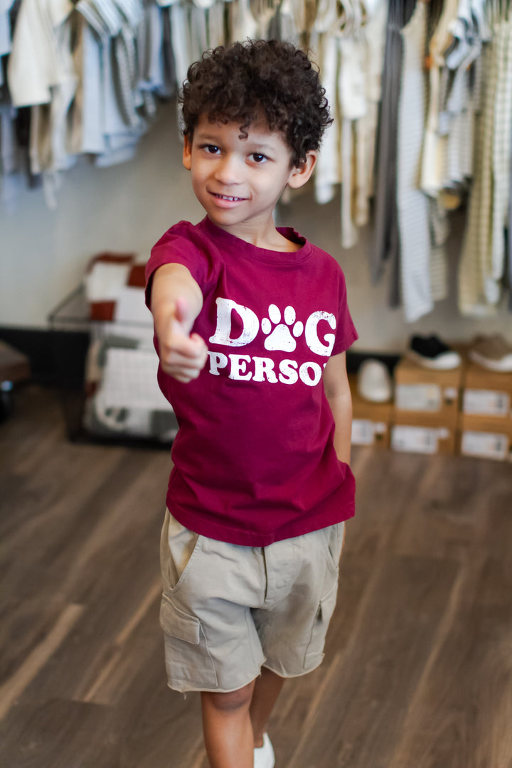 Kids Dog Person tee