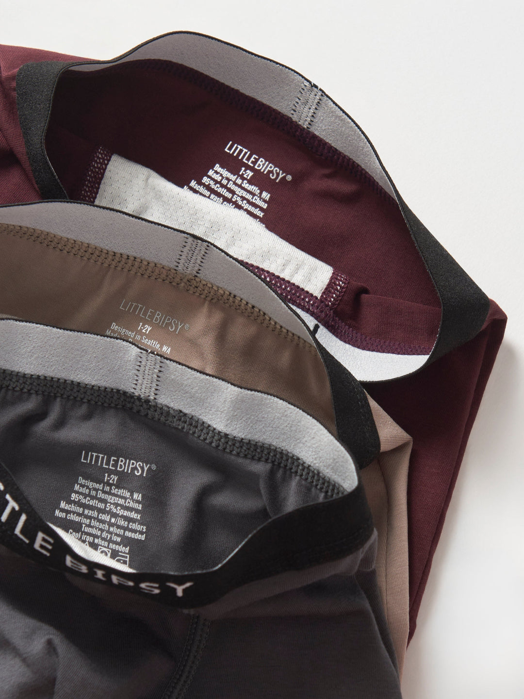 Little Bipsy - Boxer Briefs 3-Pack in Waffle Collection