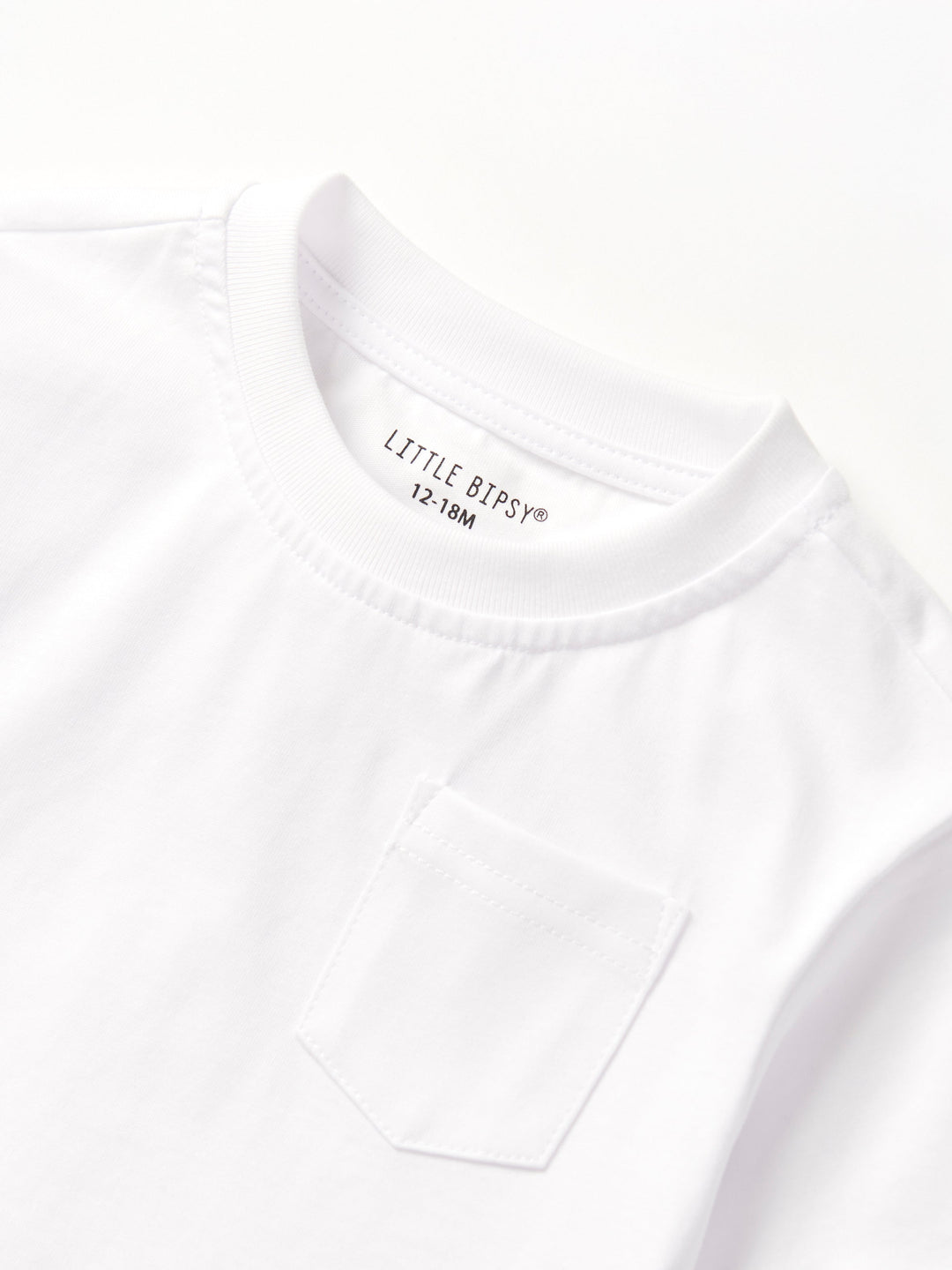 Little Bipsy - Cotton Tee in White