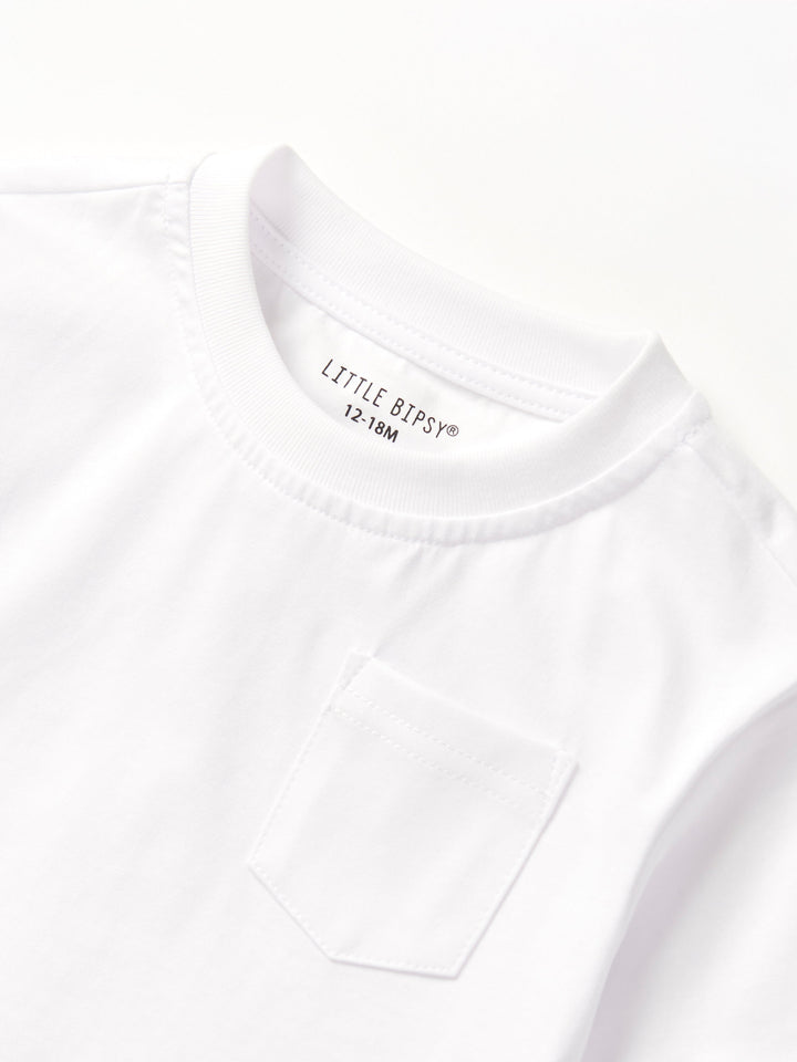 Little Bipsy - Cotton Tee in White