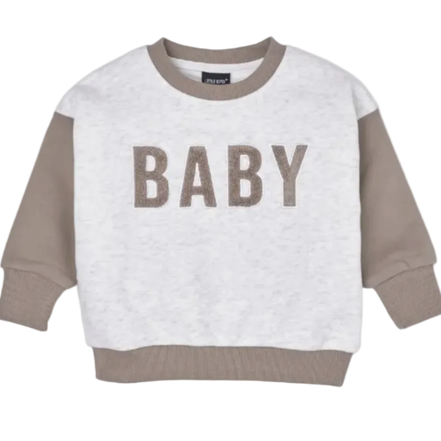Little Bipsy - BABY Elevated Crewneck Sweatshirt in Light Heather