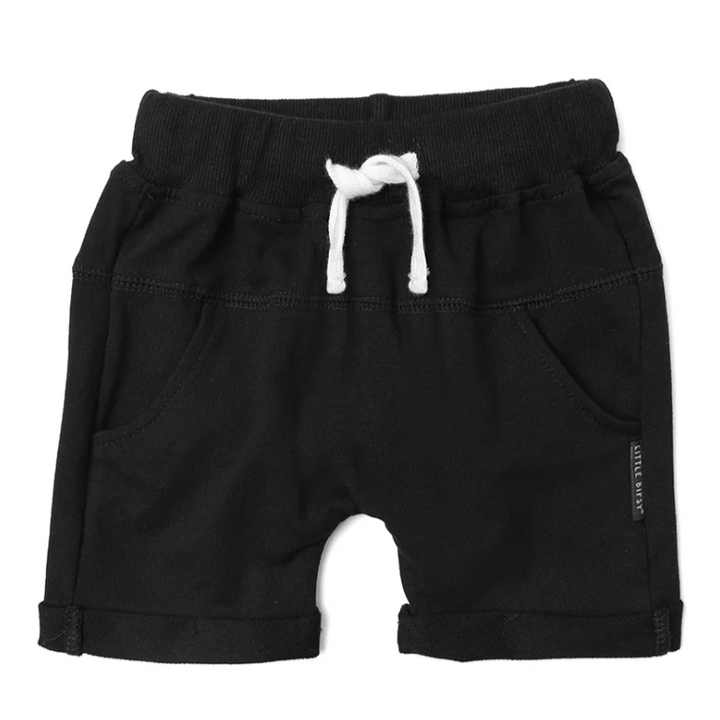 Little Bipsy boys black harem shorts