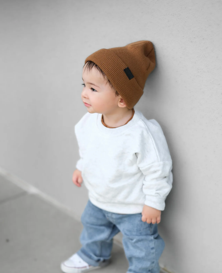 Little Bipsy boys chestnut beanie