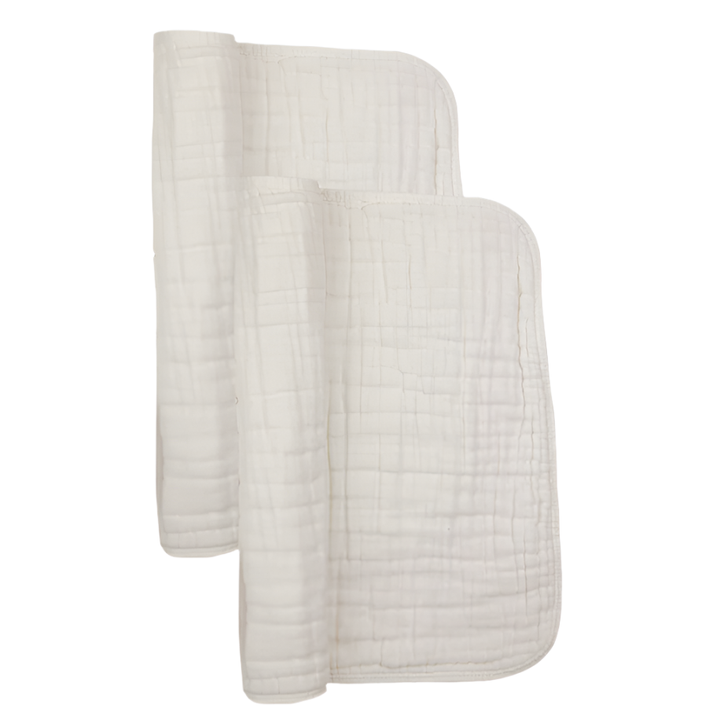 Lou Lou & Co Cloud Muslin burp cloths grey