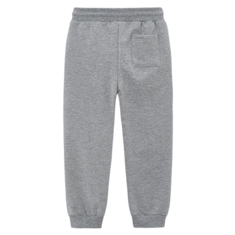 Mayoral boys fleece heather grey joggers back