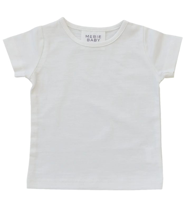 Mebie Baby basic white tee