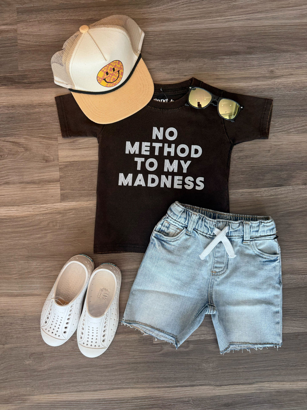 No Method to my Madness kids graphic tee