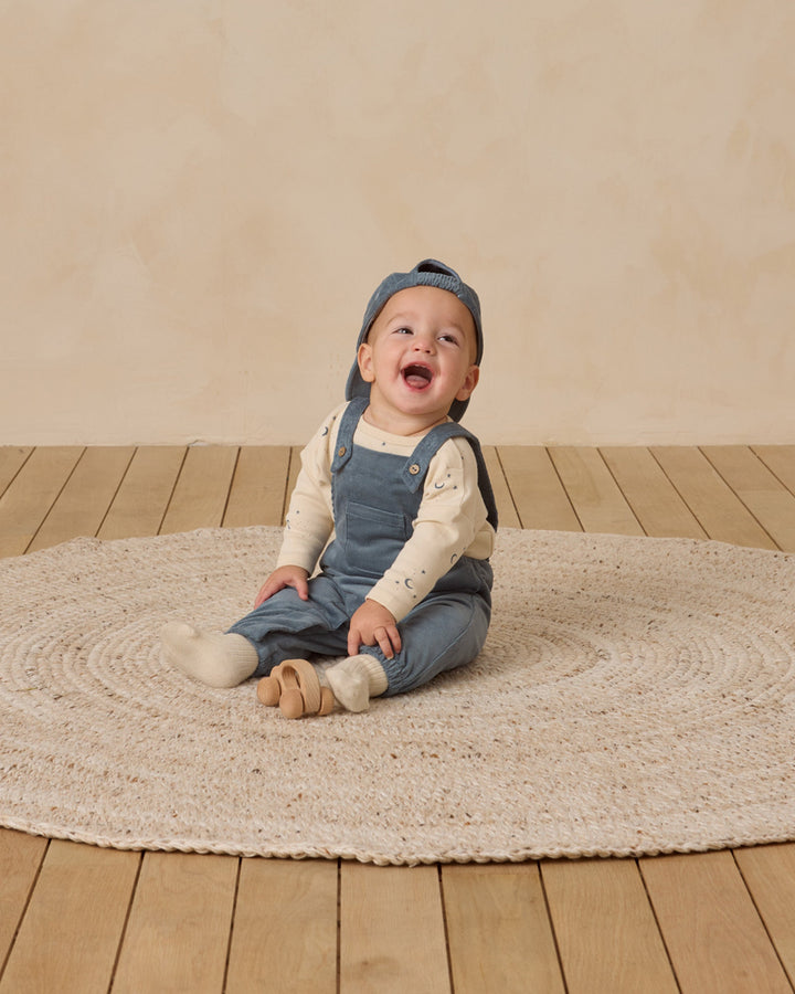 Quincy Mae - Baby Overalls in Ocean