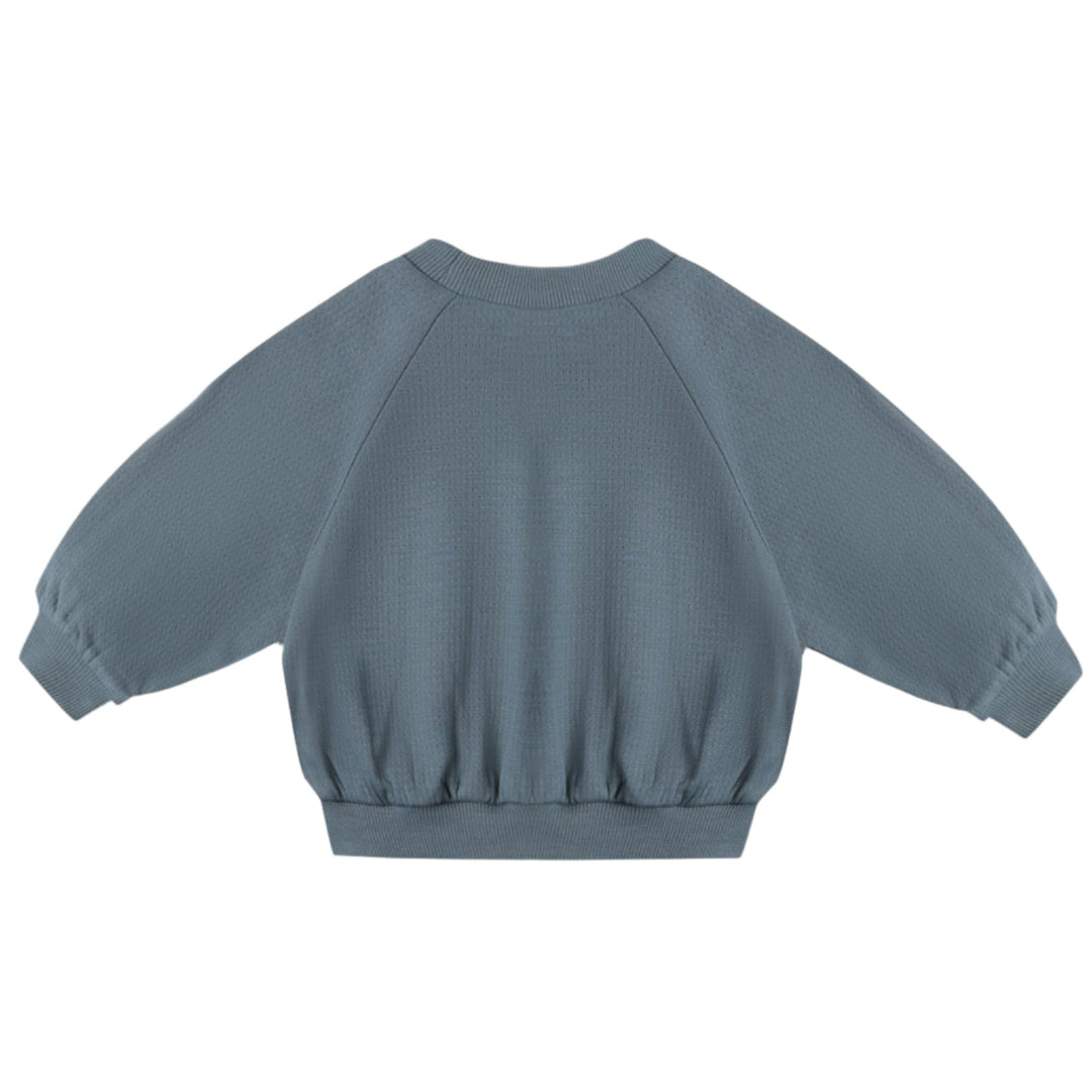 Quincy Mae - Pocket Sweatshirt in Ocean