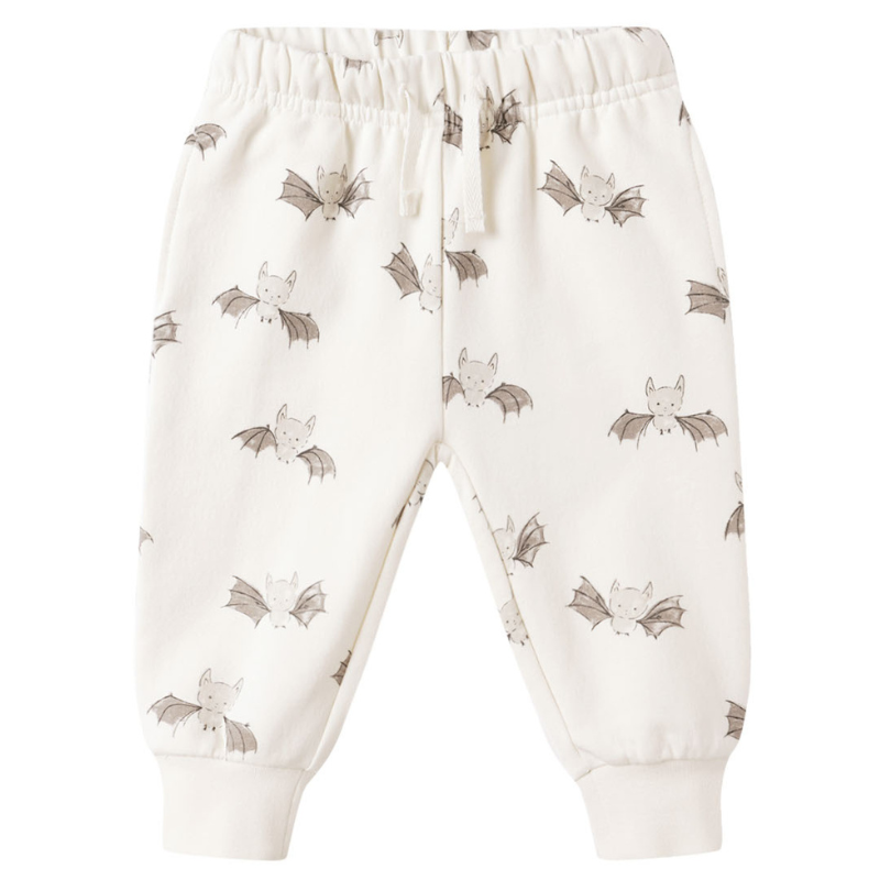 Quincy Mae bats relaxed fleece joggers