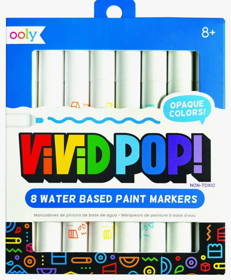 Ooly - Vivid Pop Water-Based Paint Markers – Roman & Leo