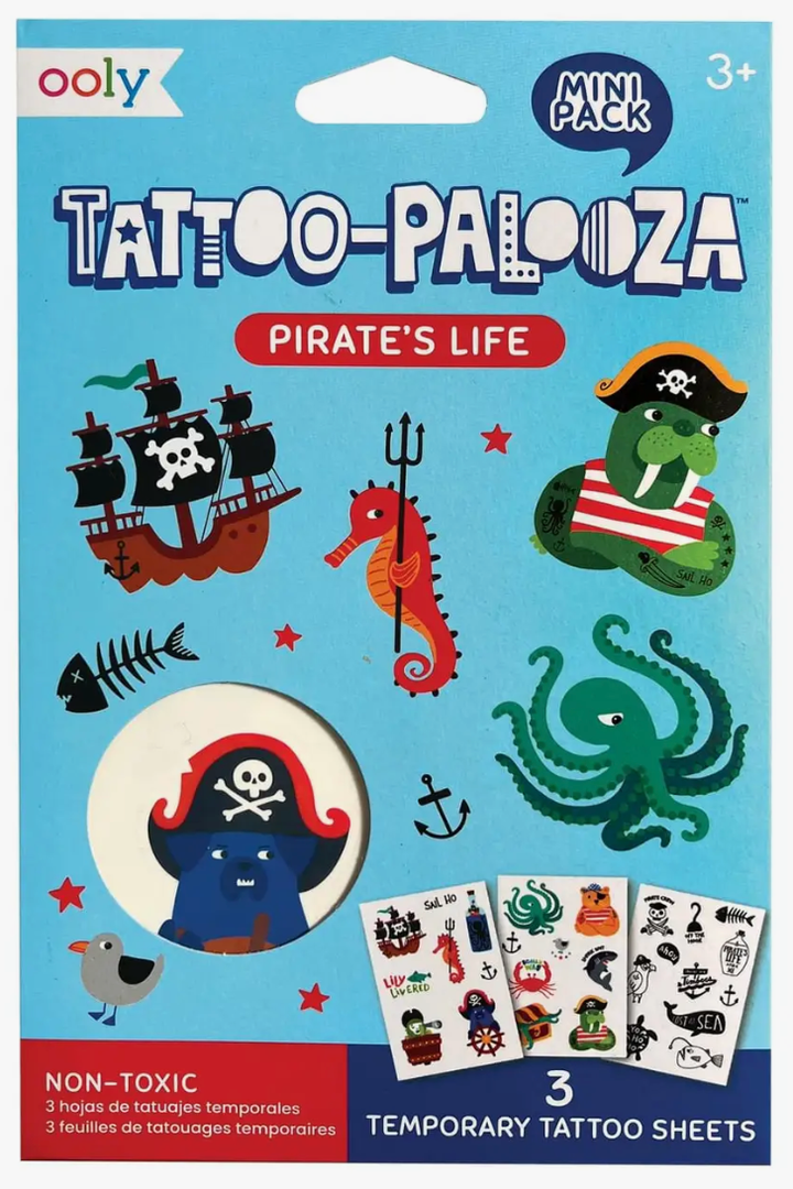 Ooly - Mini Temporary Tattoos - Pirate's Life