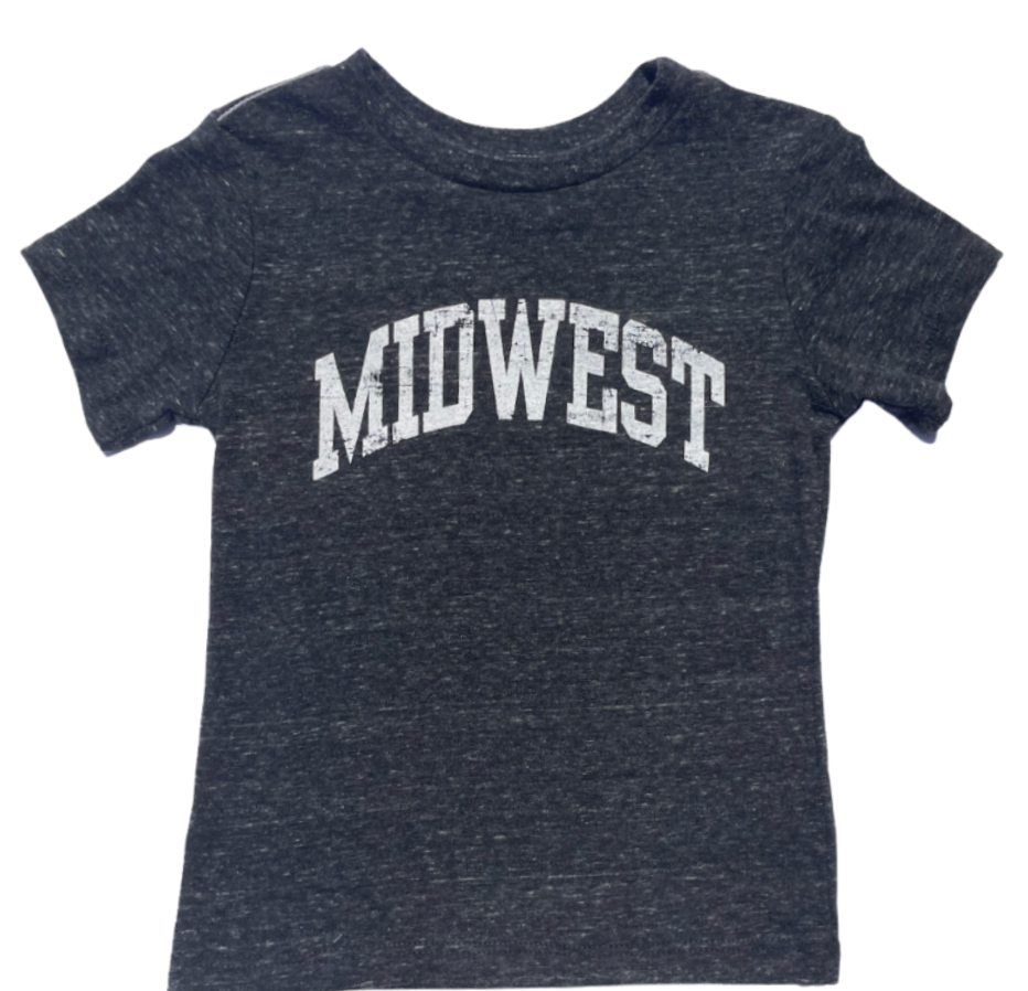 SILAS - MIDWEST Tee in Charcoal