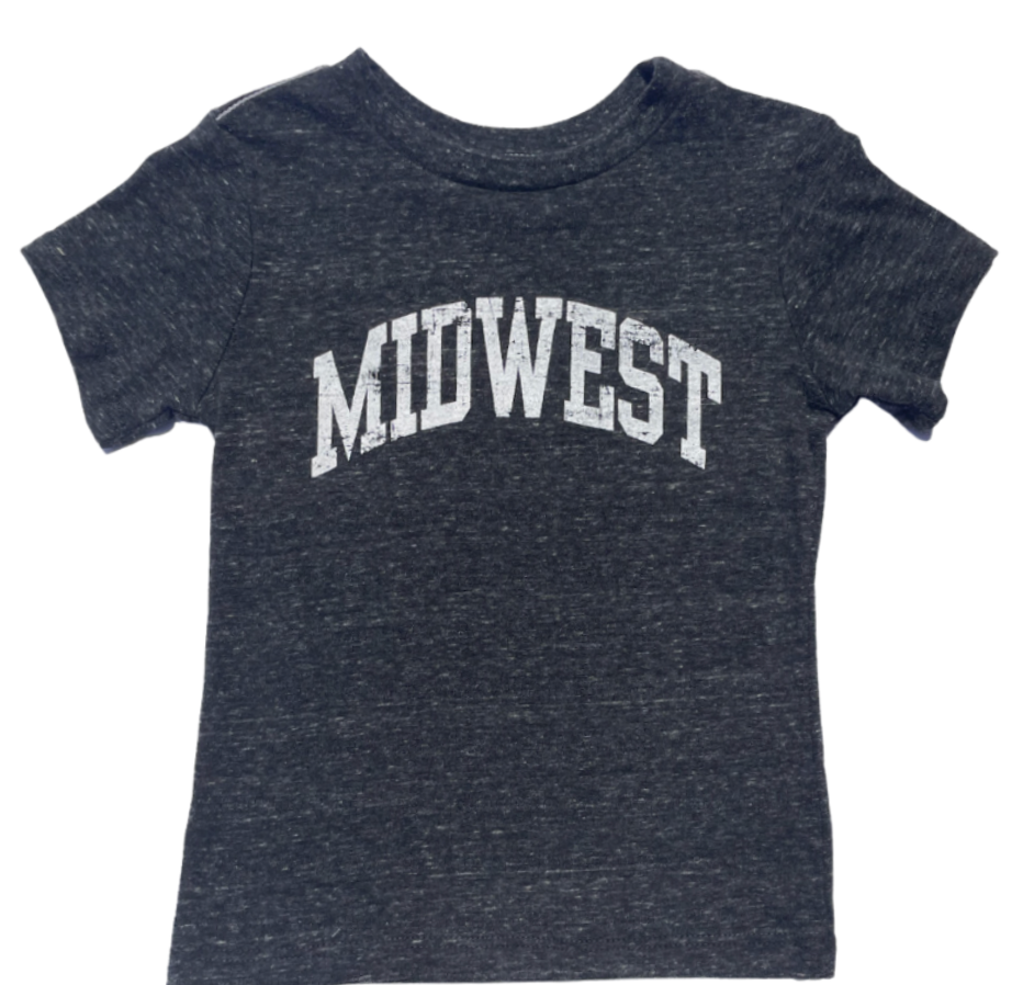 SILAS - MIDWEST Tee in Charcoal (4, 5, 7 and 8)