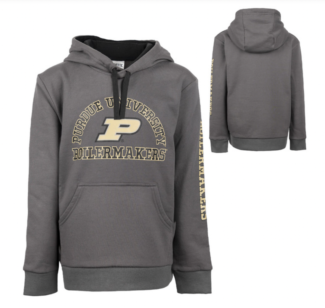 Authentic Brand - Purdue University Hoodie in Dark Grey