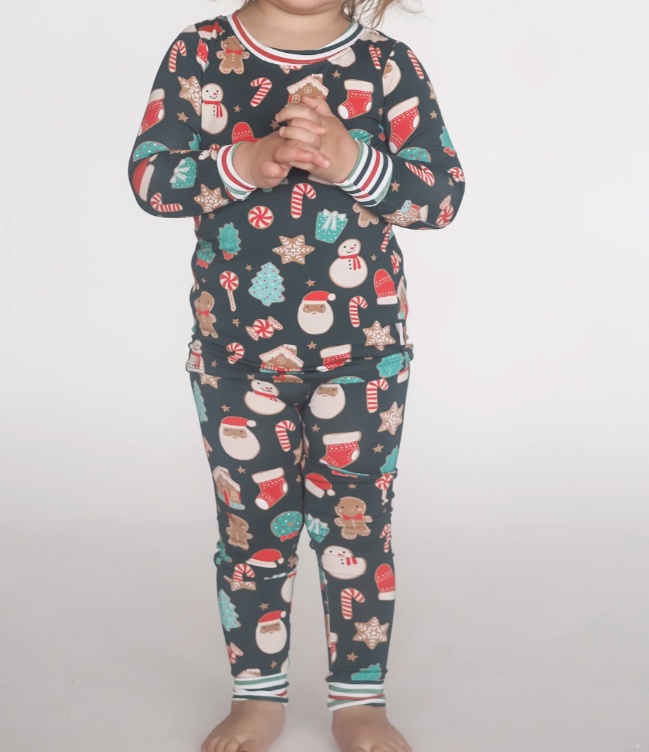 Toast and jams holiday christmas pajamas