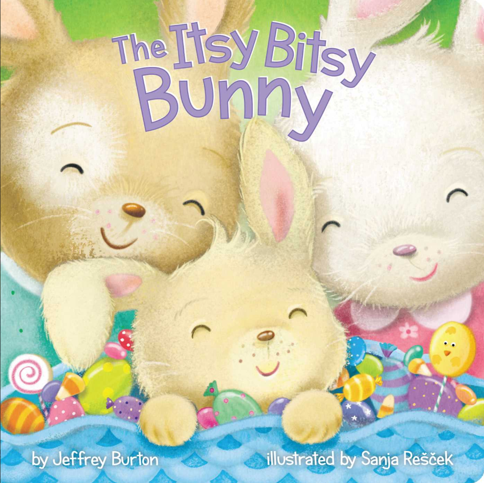 The Itsy BItsy Bunny by Jeffrey Burton - Board Book