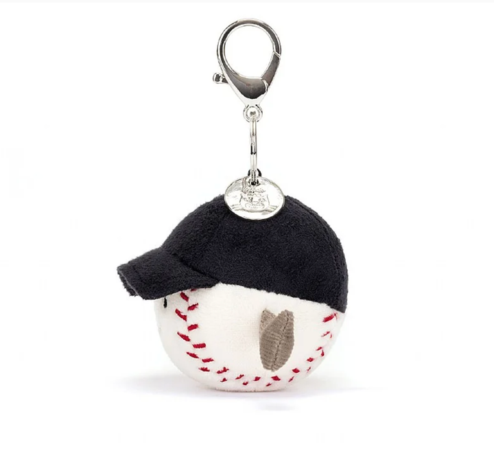 Jellycat - Amuseable Sports Baseball Bag Charm - 5"